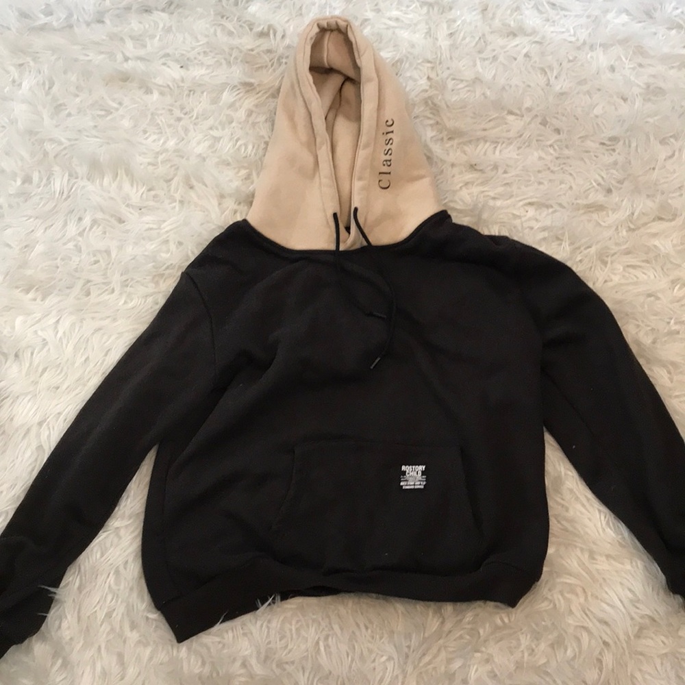 Brown and Tan Hoodie